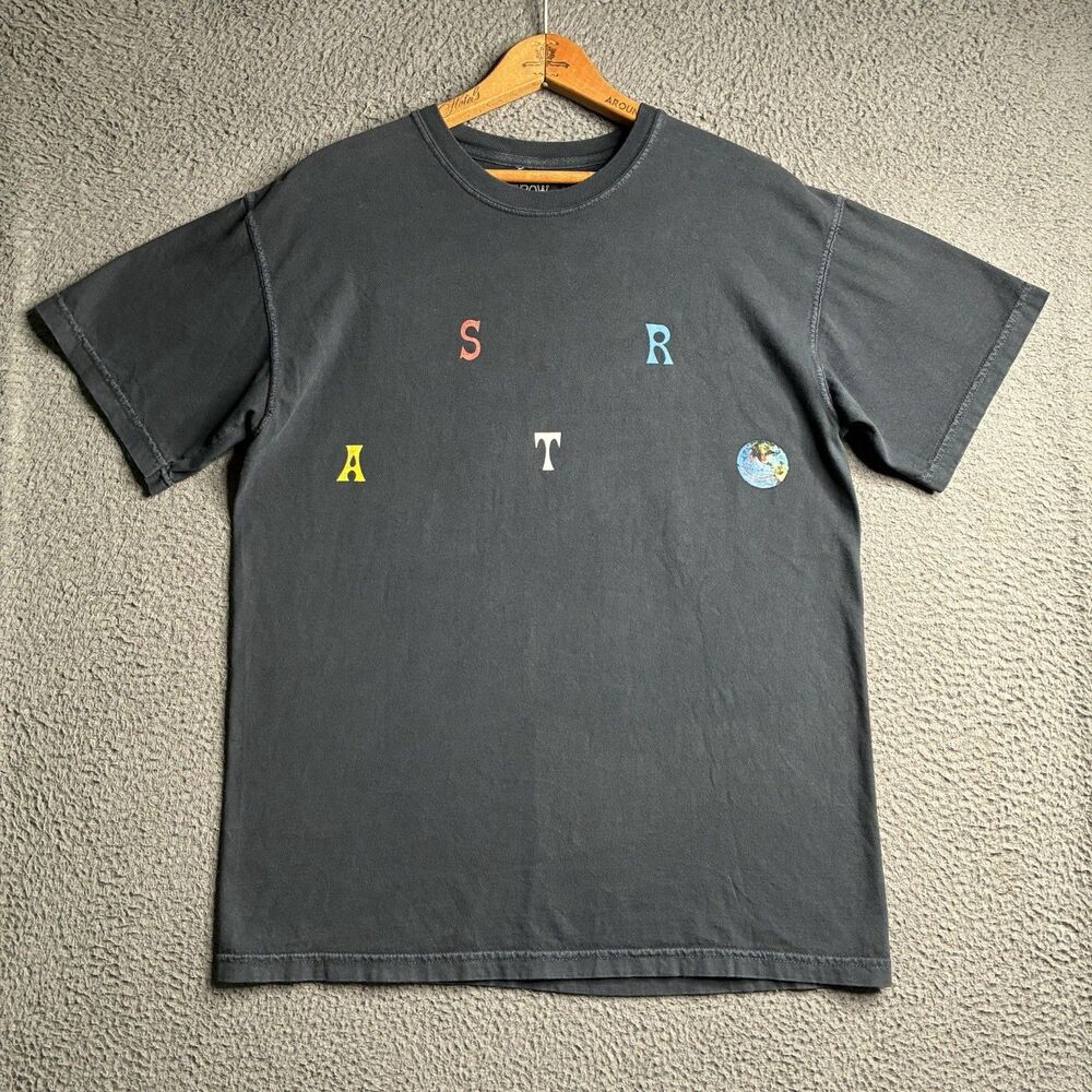 Travis Scott Astroworld Scattered Tee T-Shirt Mens Medium Rap Tour Merch